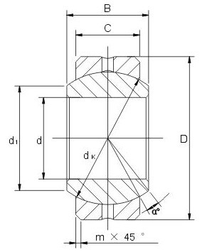 Zoll sph&auml;rische Lager