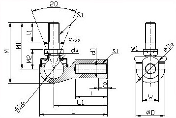 Zinklegierungskugelgelenk-SQ